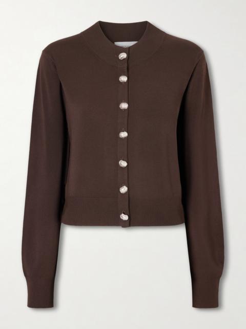 BRANDON MAXWELL Aubrey Knitted Cardigan