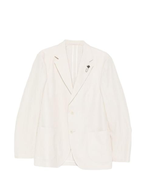 LARDINI patch-pocket blazer