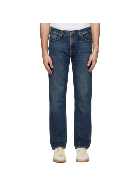 Nudie Jeans Blue Gritty Jackson Jeans