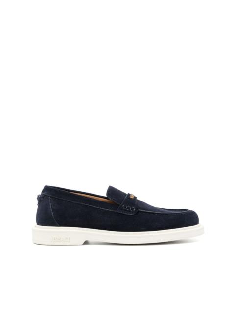 VERSACE logo loafers