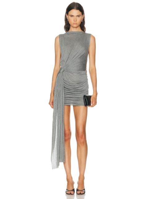 ALEX PERRY Sleeveless Knot Mini Dress