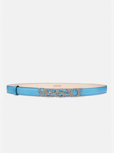 VERSACE Logo Crystal Belt
