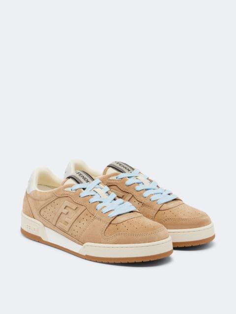 FENDI Fendi Match suede sneakers