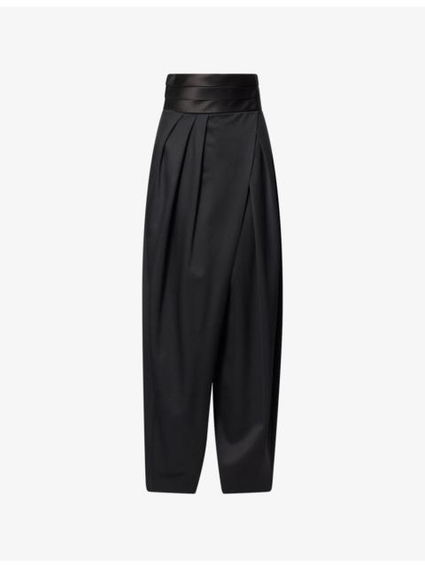 Tux Round Tailored Wool Trousers