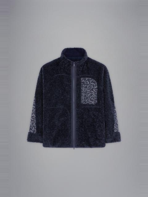 Paul & Shark FLEECE WITH CONSTRASTING SHARK PATTERN INSERT