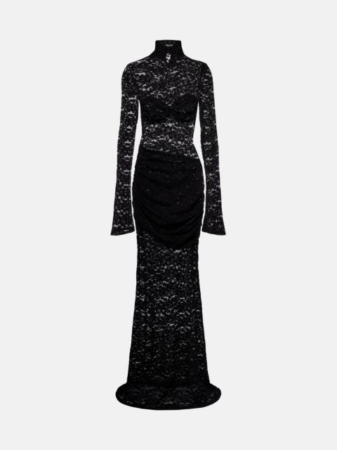 BANANHOT Francisca lace maxi dress