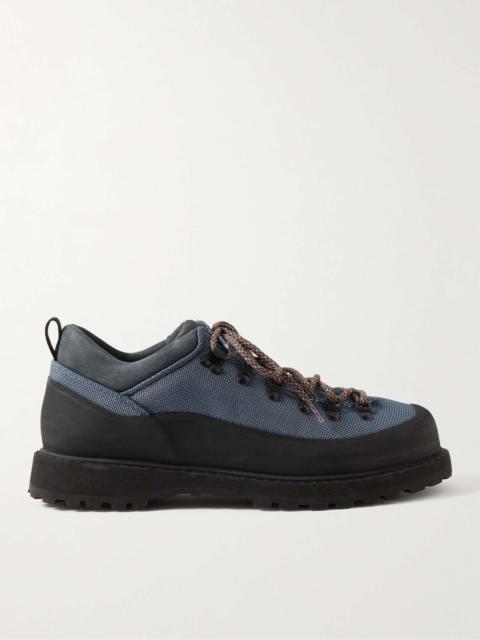 Diemme + Throwing Fits Roccia Basso Suede and Rubber-Trimmed Canvas Hiking Boots