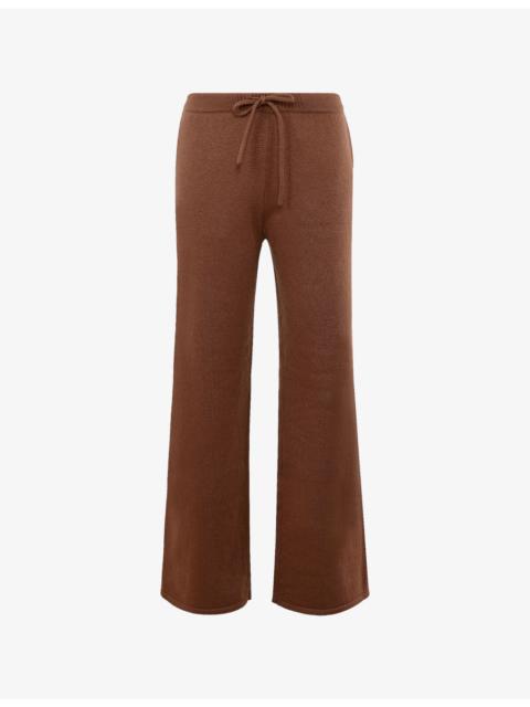 House of CB Chelsea Wide-Leg Knitted Trousers