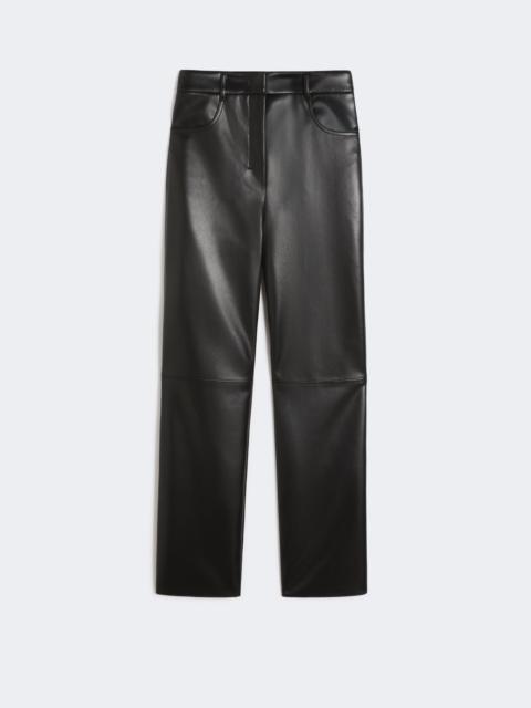'S Max Mara Coated fabric trousers - BLACK