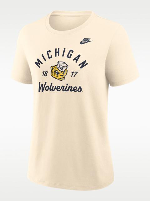 Nike Michigan Legacy Team Name Women's Nike College T-Shirt