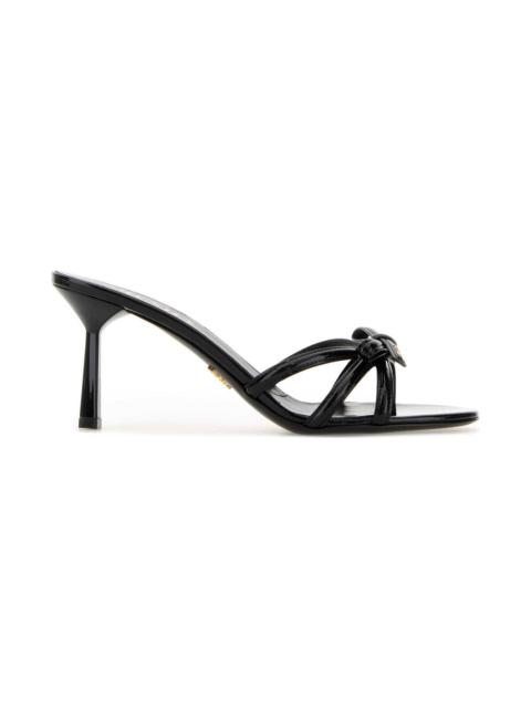 Prada Black Leather Mules