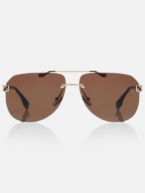 FENDI Fendi Sky aviator sunglasses