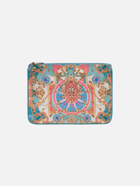 CAMILLA SMALL CANVAS CLUTCH