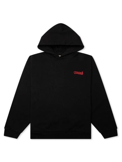 Marni PIGGY AND LOGO PRINT ON SWEATSHIRT - BLACK