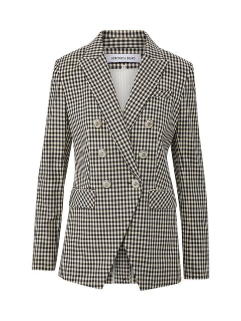 VERONICA BEARD CHARLESTON GINGHAM DICKEY JACKET
