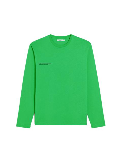 PANGAIA Womens 365 Midweight Long Sleeve T-shirt - Jade Green