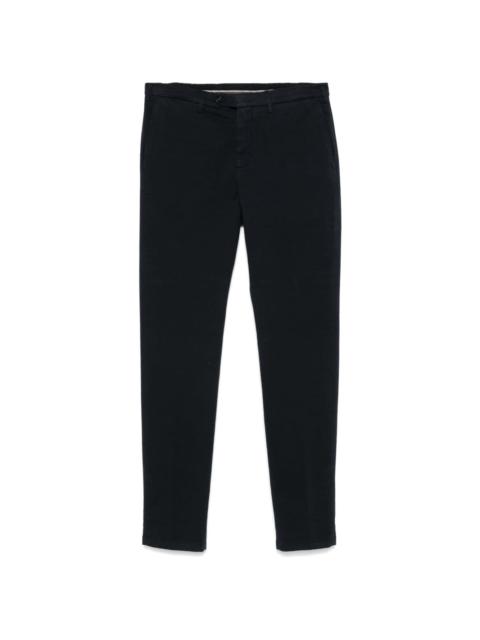 slim-cut chino trousers