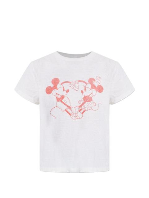 RE/DONE heart-print T-shirt