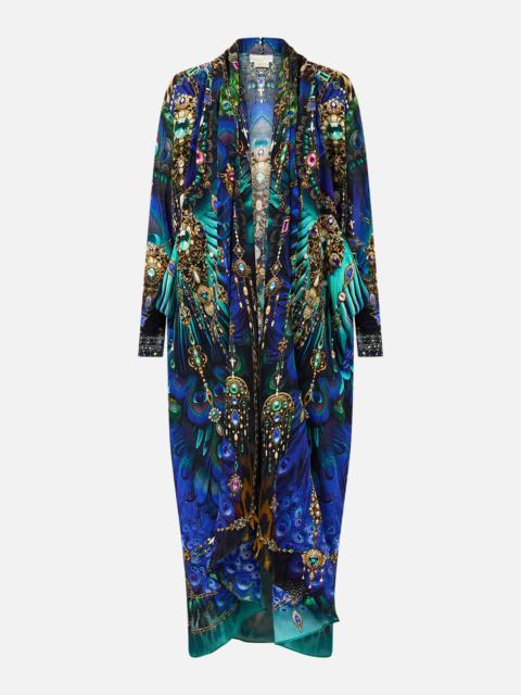 CAMILLA LONG CASUAL JACKET WITH POCKETS