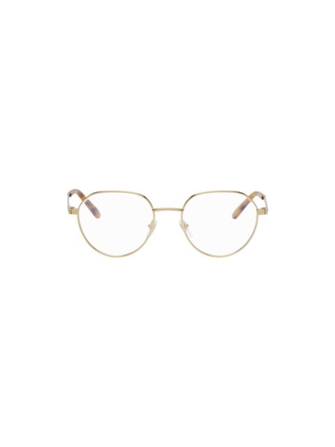 GUCCI Gold Round Glasses