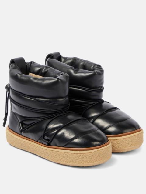 Isabel Marant Heta leather ankle boots