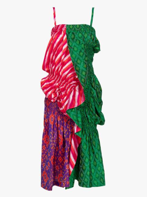 Dries Van Noten SMOCKED DRESS