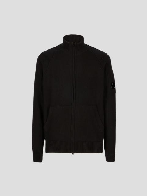 C.P. Company Lambswool Zipped Jumper