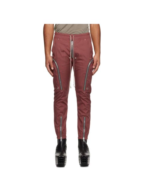 Rick Owens Pink Concordians Bauhaus Cargo Pants