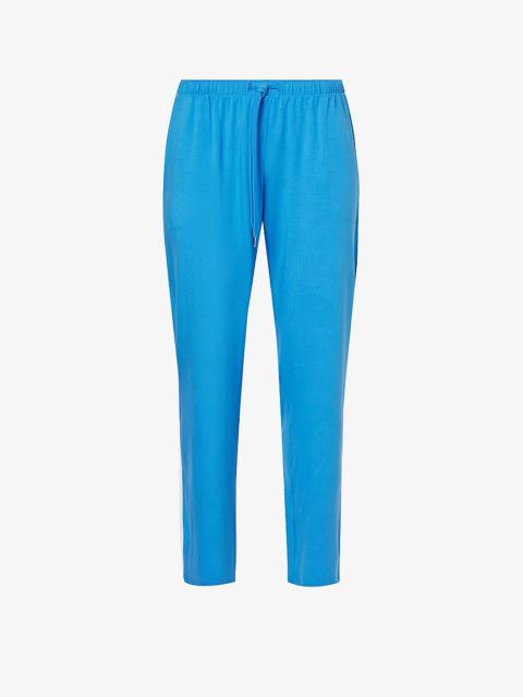 Basal mid-rise stretch-jersey pyjama bottoms