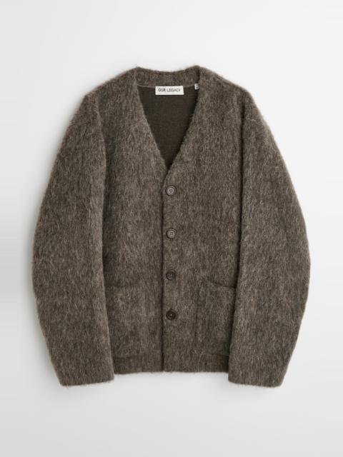 Our Legacy Cardigan Mole Grey Mohair