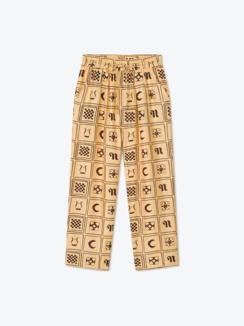 Nanushka JIRO - Printed silk-twill pants - Totem