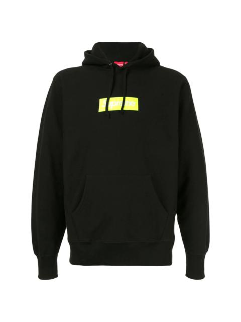 box logo hooded sweatshirt