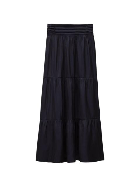 ba&sh Camyla tiered gathered-design skirt
