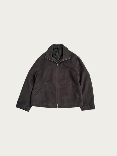 JAMES COWARD Circuit Jacket - Charcoal Cotton Silk Moleskin