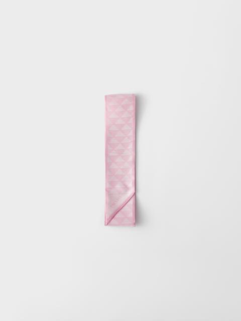 Prada Jacquard silk tie