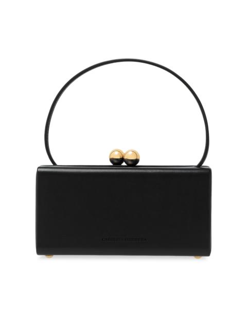 CAROLINA HERRERA Women's Mimi Satin Top Handle Bag - Black