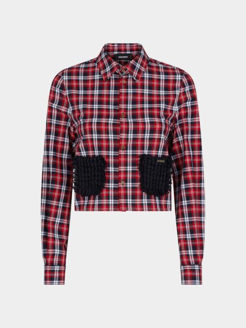 DSQUARED2 MIX CHECK SHIRT