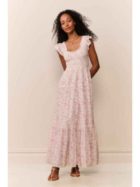 LoveShackFancy Chessie Blooming Floral Maxi Dress