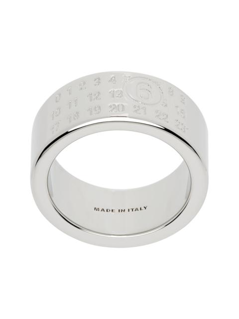 MM6 Maison Margiela Numeric Minimal Signature Ring