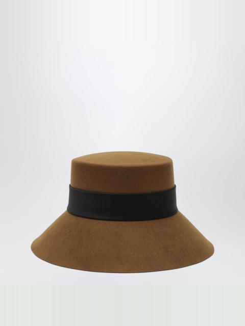 Loro Piana Viviana brown cashmere hat