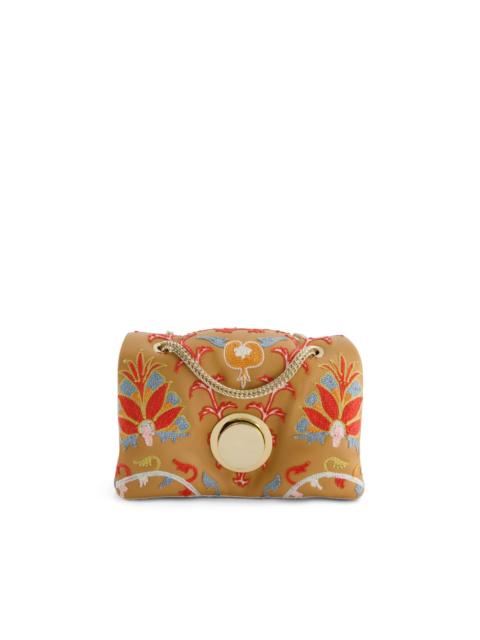 GIAMBATTISTA VALLI floral-embroidery tote bag