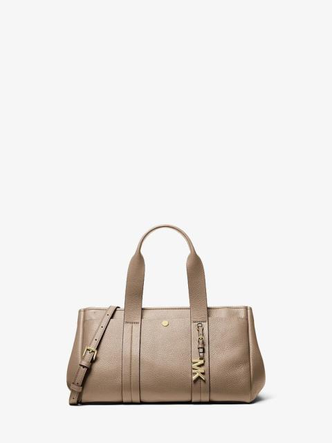 MICHAEL KORS Romee Small Pebbled Leather Satchel