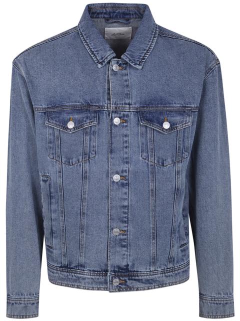 Les Deux "Rally" Ice Blue Denim Jacket