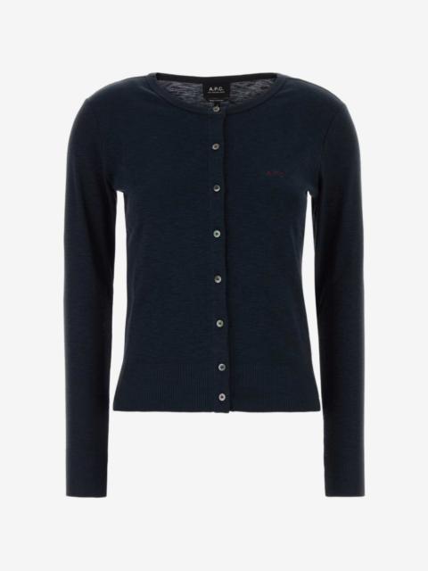 A.P.C. Cora logo-embroidered cardigan