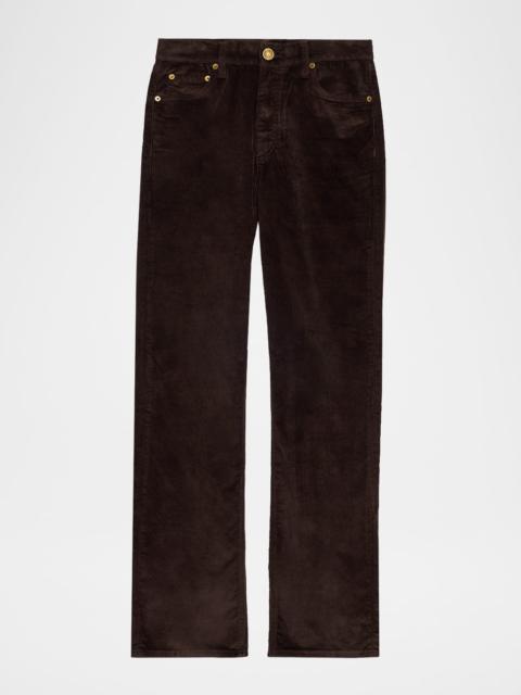 rag & bone Harlow Mid-Rise Full Straight Jeans