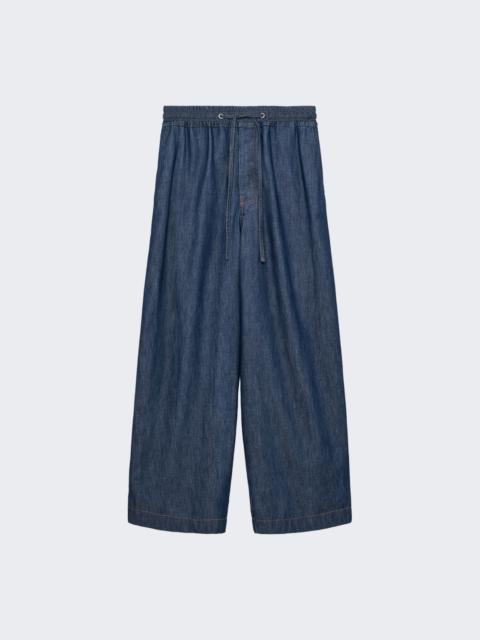 Loewe Drawstring Trousers Denim Blue