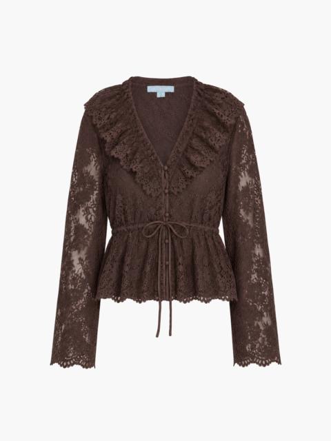 Hill House Home The Zoya Top - Chocolate