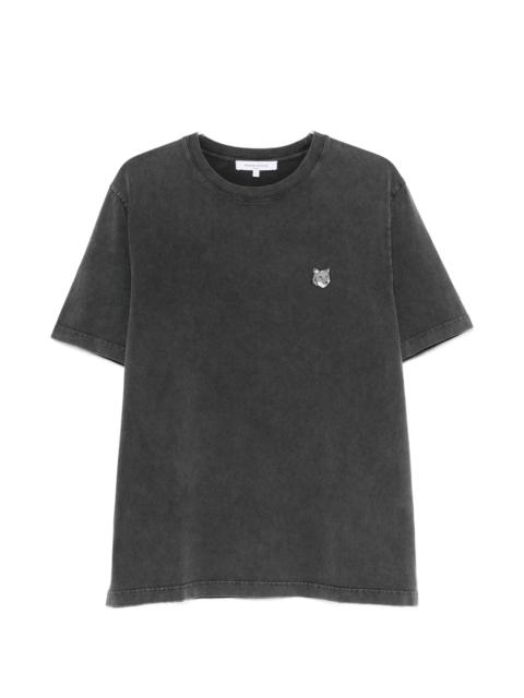Maison Kitsuné Maison Kitsuné Faded-effect Fox Head T-shirt