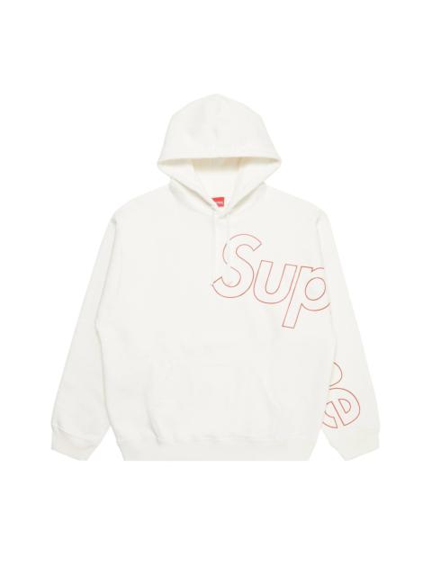 Supreme Reflective Hooded Sweatshirt 'White'