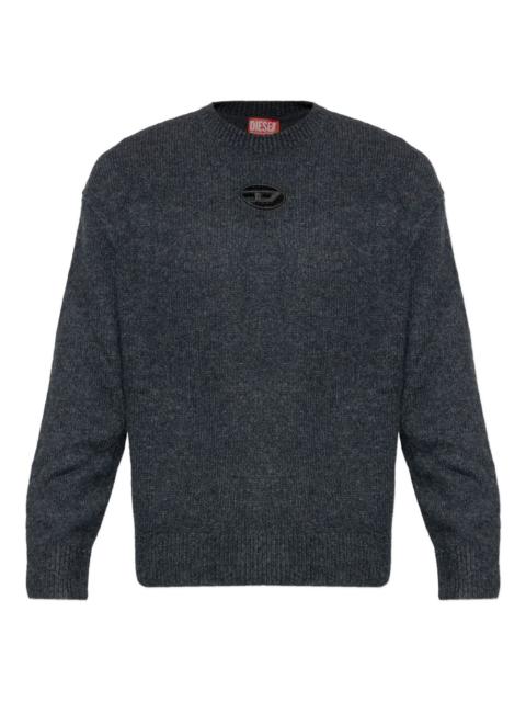 Diesel K-Areeso logo cut-out sweater